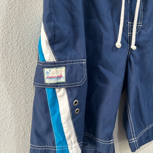 Vintage American Eagle Outfitters Mens Swim Trunks 33 Swimwear - Picture 3 of 9